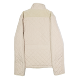 DIESEL Womens Quilted Jacket Cream Diamond M