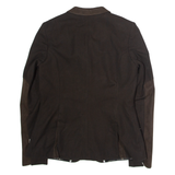 PAMELA HENSON Womens Blazer Jacket Brown S