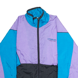 O'BRIAN Mens Shell Jacket Purple 90s Colourblock L