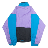 O'BRIAN Mens Shell Jacket Purple 90s Colourblock L