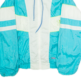 SUN SET Sport Mens Shell Jacket Blue 90s Colourblock M