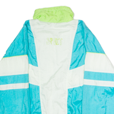 SUN SET Sport Mens Shell Jacket Blue 90s Colourblock M