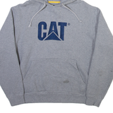 CAT Mens Grey Hoodie M