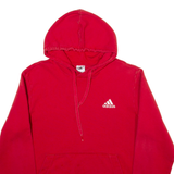 ADIDAS Mens Red Hoodie L