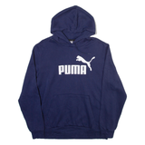 PUMA Mens Blue Hoodie L