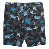 DICKIES Mens Swimming Shorts Grey Floral L W34