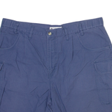 CARLO COLUCCI Mens Cargo Shorts Blue XL W38