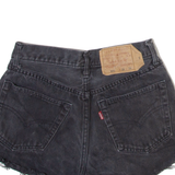 LEVI'S 501 Womens Denim Shorts Grey XS W26