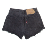 LEVI'S 501 Womens Denim Shorts Grey XS W26
