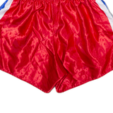 KRU RICK LEWIS Mens Sports Shorts Red Relaxed L W28