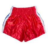 KRU RICK LEWIS Mens Sports Shorts Red Relaxed L W28