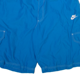 NIKE Mens Cargo Shorts Blue Relaxed L W30