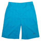 NIKE Mens Casual Shorts Blue Check S W31