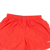 REEBOK Mesh Lining Womens Sports Shorts Red Relaxed S W25