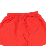 REEBOK Mesh Lining Womens Sports Shorts Red Relaxed S W25