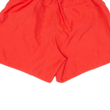 REEBOK Mesh Lining Womens Sports Shorts Red Relaxed S W25
