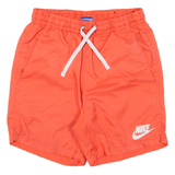 NIKE Mesh Lining Mens Swimming Shorts Pink Relaxed XS W26