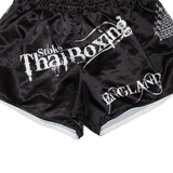 Thai Boxing Mens Sports Shorts Black Relaxed XL W28