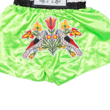 Thai Boxing Mens Sports Shorts Green Relaxed L W24