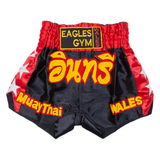 EAGLES GYM Thai Boxing Mens Sports Shorts Red Relaxed XS W22