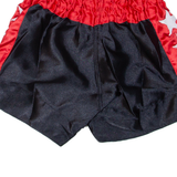 EAGLES GYM Thai Boxing Mens Sports Shorts Red Relaxed XS W22