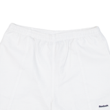 REEBOK Womens Sports Shorts White Relaxed UK 12 W30