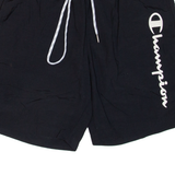 CHAMPION Mesh Lining Mens Swimming Shorts Black Relaxed S W31