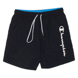 CHAMPION Mesh Lining Mens Swimming Shorts Black Relaxed S W31