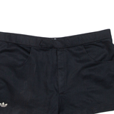 ADIDAS Womens Chino Shorts Black Relaxed L W36