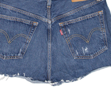 LEVI'S 501 BIG E Womens Denim Shorts Blue Relaxed XS W26