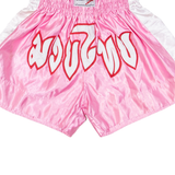 Thai Boxing Mens Sports Shorts Pink Relaxed S W22