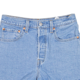 LEVI'S Ribcage Womens Denim Shorts Blue Relaxed S W27