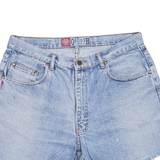 OBOUCH Womens Denim Shorts Blue Relaxed L W33