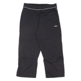 ADIDAS Womens Pedal Pushers Shorts Black Slim UK 16 W26
