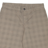 DICKIES Mens Workwear Shorts Grey Check M W30