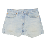 LEVI'S 501 BIG E Cut-Off Womens Denim Shorts Blue M W31