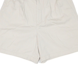 DOCKERS Pleated Womens Casual Shorts Beige Relaxed XS W26