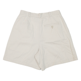 DOCKERS Pleated Womens Casual Shorts Beige Relaxed XS W26