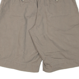 ESSENTIEL Pleated Womens Casual Shorts Grey Relaxed S W28