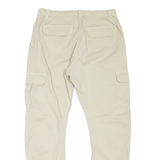 URBAN CLASSICS Cargo Womens Trousers Beige Slim Tapered W32 L28