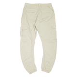URBAN CLASSICS Cargo Womens Trousers Beige Slim Tapered W32 L28