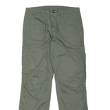 ARTIME Womens Trousers Green Regular Straight W34 L32