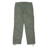 ARTIME Womens Trousers Green Regular Straight W34 L32