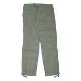 ARTIME Womens Trousers Green Regular Straight W34 L32