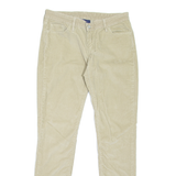 LEVI'S 531 Womens Corduroy Trousers Beige Slim Skinny W30 L32