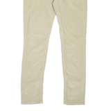 LEVI'S 531 Womens Corduroy Trousers Beige Slim Skinny W30 L32