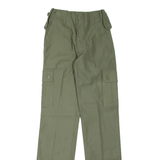 Cargo Womens Trousers Green Regular Straight W26 L32