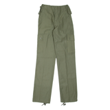 Cargo Womens Trousers Green Regular Straight W26 L32