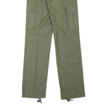 Cargo Womens Trousers Green Regular Straight W26 L32