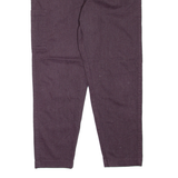 LEVI'S Womens Trousers Maroon Regular Tapered W30 L27